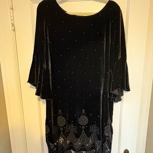 NWT Johnny Was Velvet Dress size XL